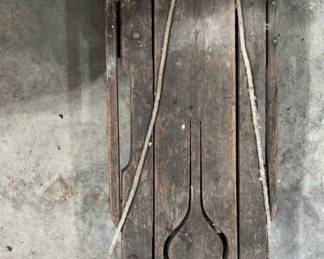 Antique Wooden Pull Cart