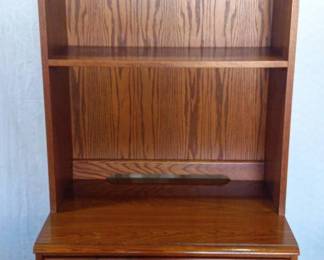 Book Shelf With File Cabinets