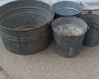 Galvanized Buckets