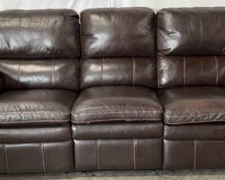 Brown Leather Couch