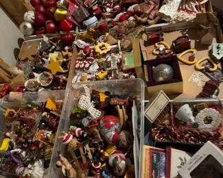 Vintage Christmas ornaments