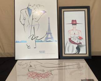 Ty Wilson Paris Blue Framed Print And Others 