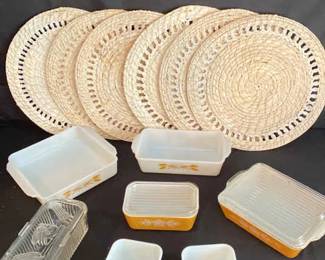  03 Pyrex Fire King Casserole Dishes