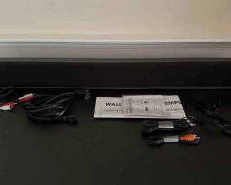 Vizio 38 Soundbar With Cords  Mounting Tools 