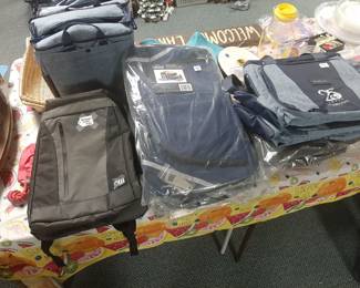 Brand NEW soft sided coolers, camp tables, camp chairs