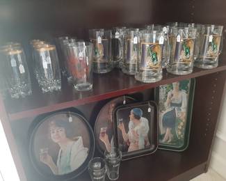 Vintage Coca Cola and Times Square collectibles