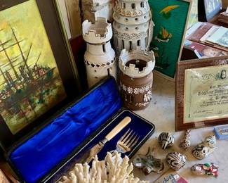 Coral, Collectibles, Nancy Pawel Castles