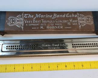 M. Hohner German Marine Band Echo Tremolo Harmonica