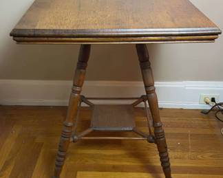 Antique Oak Parlor Table
