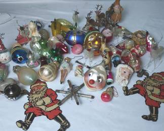 Vintage Christmas Ornaments Including Christopher Radko