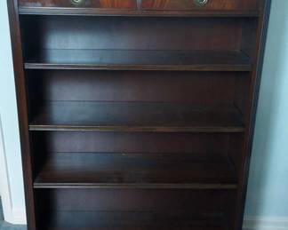Mahogany Finish Bookcase