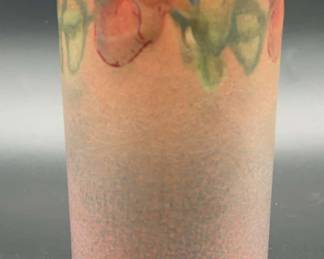 1918 Rookwood Pottery Cylinder Vase by Artist Charles S. Todd