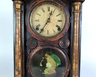 Antique Mahogany Case Clock From Smiths Clock Warehouse