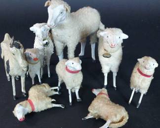 German Putz Match Stick Leg Sheep