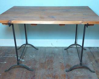 Farmhouse Style Stained Pine Table