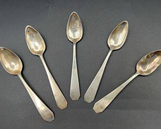 Pitman Coin Silver Spoons