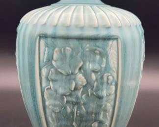 1943 Rookwood Pottery Mint Blue Vase