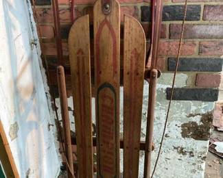Vintage Champion Snow Sled