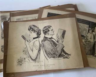 Charles Dana Gibson Illustrations Colliers Weekly