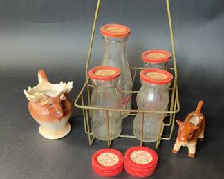 Vintage Milk Bottles