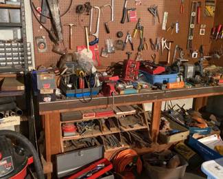Craftsman Bench Grinder, Shopvac, Tools, And More