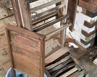 American Wringer Company With Folding Bench