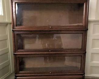 Macey 3Stack Oak Barrister Bookcase
