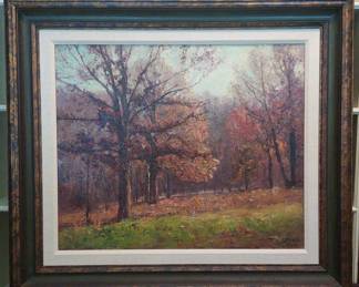 001 Theodore Clement Steele Landscape Acrylic Painting