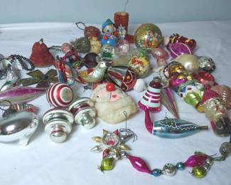 Vintage Glass Ornaments