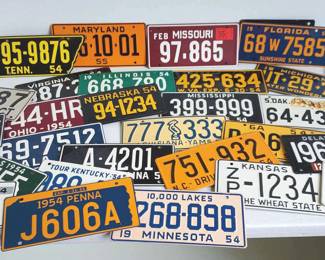 Vintage Bicycle Plates