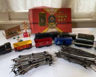 Marx Mechanical Train Set And More