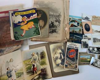 Antique Delineator, Ephemera, Photos Illustrations