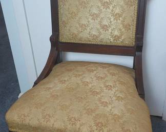 Victorian Eastlake Walnut Side Chair