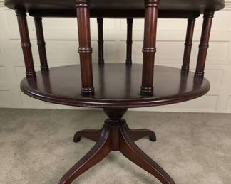 Pennsylvania House Mahogany Barrel Top Table