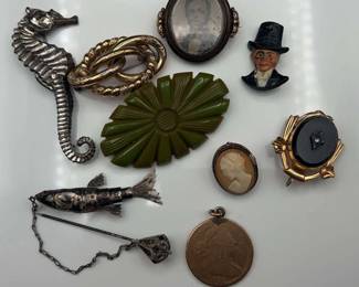 Antique Bakelite, Sterling, And More