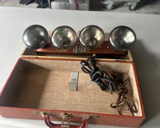 Vintage ACME lights in case