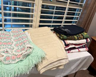 Baby blankets, throws, quilts