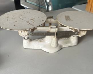 Nice old cart iron scale 