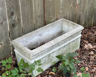 Concrete planter