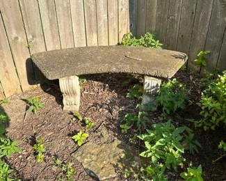 Concrete bench