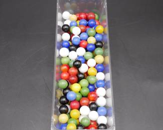 Lot Of 150 Vintage Multicolor Chinese Checkers Glass Marbles