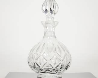 Block Crystal Hand Crafted 24% Full Lead Crystal Decanter w/Stopper