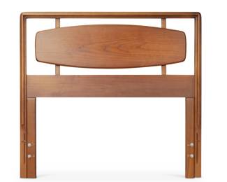 Mid Century Modern Lane Walnut Twin Sized Headboard