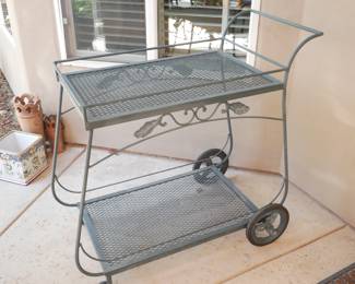 Wrought Iron Garden Cart