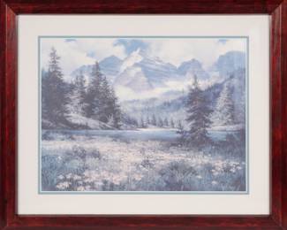 Fine Art Print of a Lanscape Painting