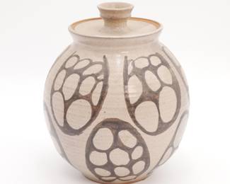 Handmade Lidded Pottery Jar