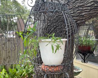 Bird cage/ hanging planter