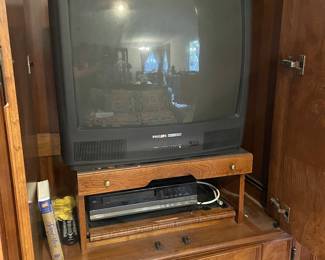 Tube TV and VCR