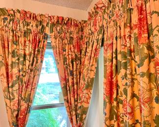 matching custom curtains- match the custom upholstered sofa