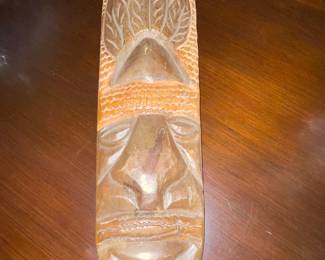 hand carved wooden wall art 